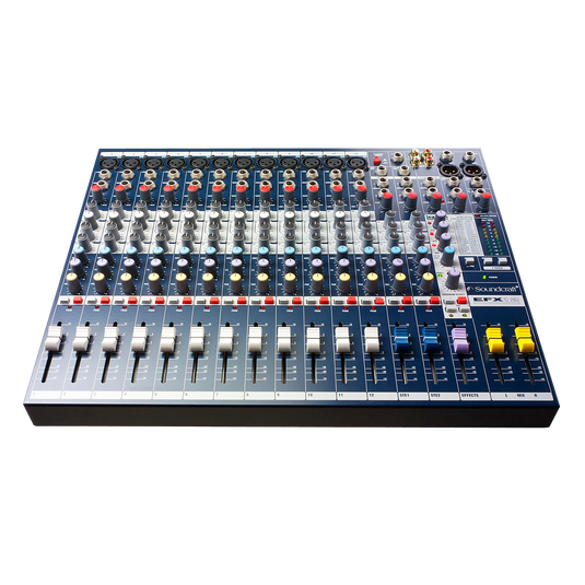 EFX12 - Dark Blue - Compact analogue 12 channel mixer with built in effects - Detailshot 1 image number null