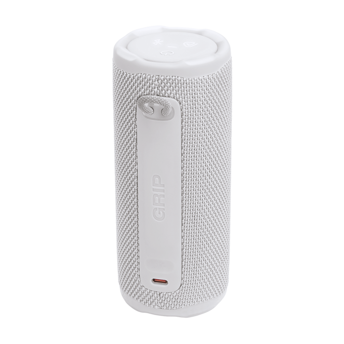 JBL Grip - White CSTM - Compact Bluetooth speaker with bold JBL Pro Sound and ambient light - Back image number null