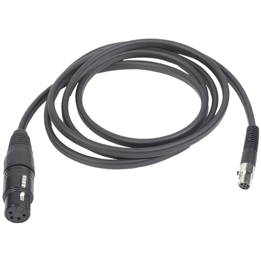 MK HS XLR 4D - Black - Detachable cable for AKG HSD headsets with 4pin XLR connector (female) - Hero image number null