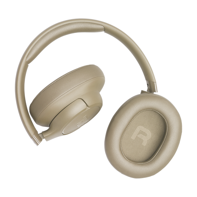 JBL Tune 730BT - Beige - Wireless over-ear headphones - Detailshot 2 image number null