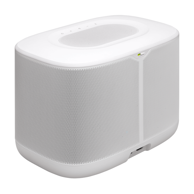 JBL Cove X1 - White - 3D Room-Filling Wi-Fi home speaker - Back image number null