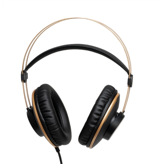 AKG K92 Closed Back Studio Headphones in Black/Gold - Andertons Music Co.