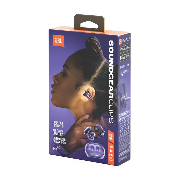 JBL Soundgear Clips - Purple - True wireless open-ear headphones - Detailshot 15 image number null