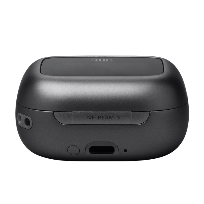 JBL Live Beam 3 - Black - True wireless noise-cancelling closed-stick earbuds - Detailshot 4 image number null