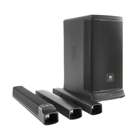 JBL EON ONE MK2 - Black - All-In-One, Battery-Powered Column PA with Built-In Mixer and DSP - Detailshot 1 image number null