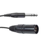 MK HS Studio D - Black - Detachable cable for AKG HSD Headsets with 6.3mm (1/4") stereo jack - Hero