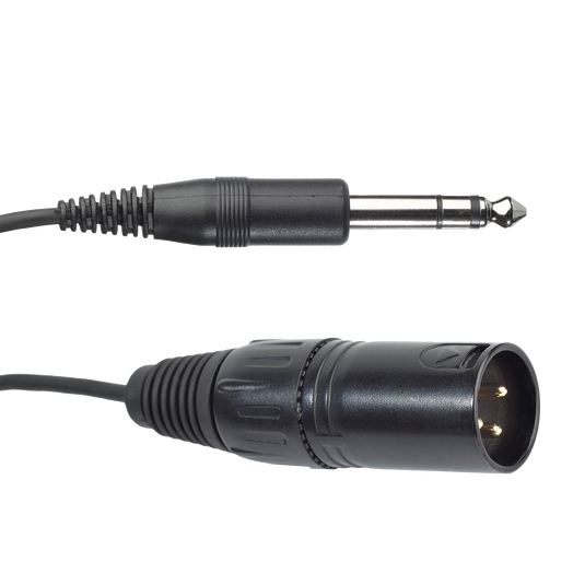 MK HS Studio D - Black - Detachable cable for AKG HSD Headsets with 6.3mm (1/4") stereo jack - Hero image number null