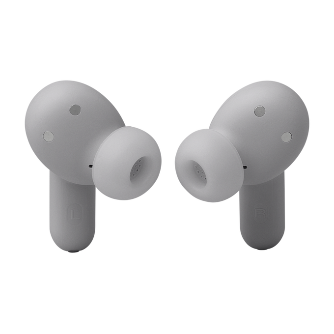 JBL Live Beam 3 - Silver - True wireless noise-cancelling closed-stick earbuds - Left image number null