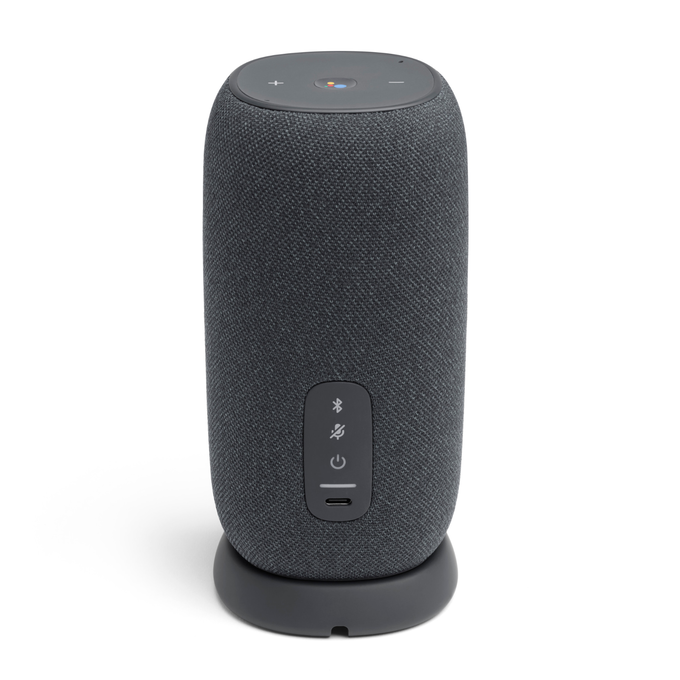 JBL Link Portable - Grey - Portable Wi-Fi Speaker - Back image number null