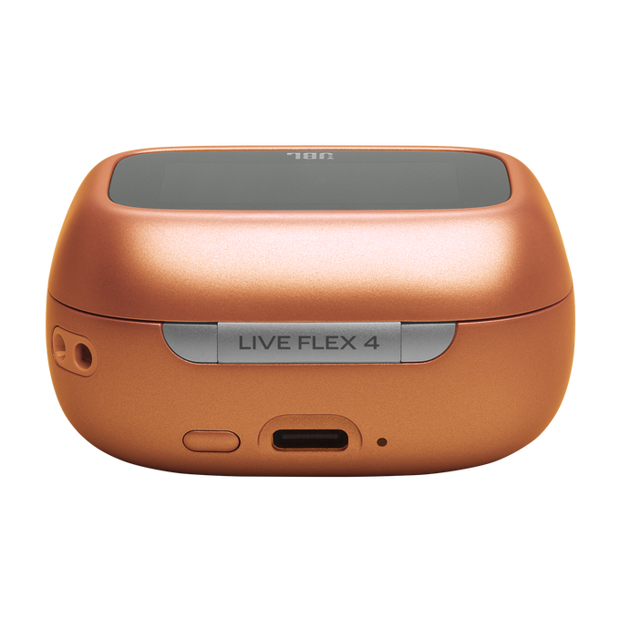 JBL Live Flex 4 - Orange - True wireless Noise Cancelling earbuds - Detailshot 2 image number null