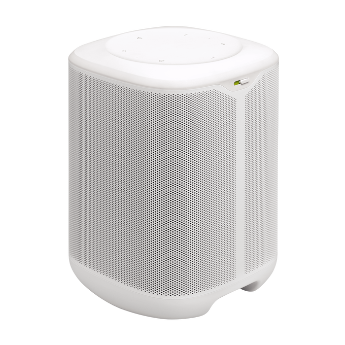 JBL Cove M1 - White - Compact Wi-Fi home speaker - Back image number null