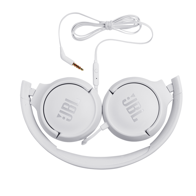 JBL Tune 500 - White - Wired on-ear headphones - Detailshot 1 image number null