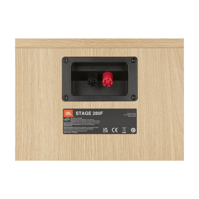 Stage 280F - Latte - 2.5-Way Dual 8-inch (200mm) Floorstanding Loudspeaker - Detailshot 9 image number null