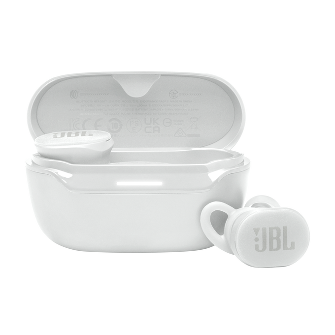 JBL Endurance Race 2 - White - Waterproof sports true wireless earbuds - Hero image number null