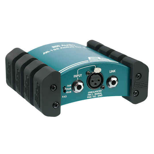BSS AR-133 Active DI Box - Green - Rugged construction and clear tone. - Hero image number null