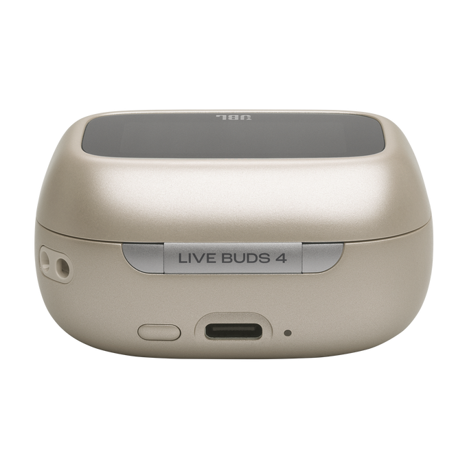 JBL Live Buds 4 - Sand - True wireless Noise Cancelling earbuds - Detailshot 2 image number null