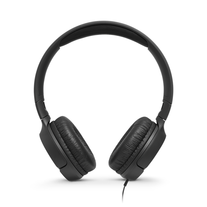 JBL Tune 500 - Black - Wired on-ear headphones - Front image number null