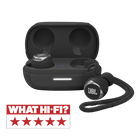 JBL Reflect Flow Pro - Black - Waterproof true wireless Noise Cancelling active sport earbuds - Hero