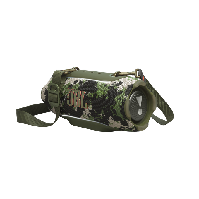 JBL Xtreme 5 - Squad - Portable waterproof speaker with massive legendary JBL sound, ambient edge lighting, and a convenient shoulder strap - Hero image number null