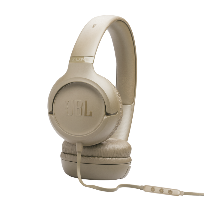 JBL Tune 530C - Beige - Wired on-ear headphones - Right image number null