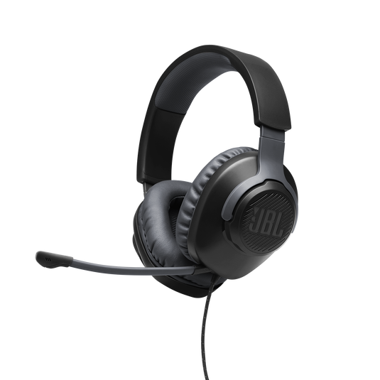 JBL Quantum 100 Wired Over-Ear Gaming Headphones - Black [EB569]  649661476566