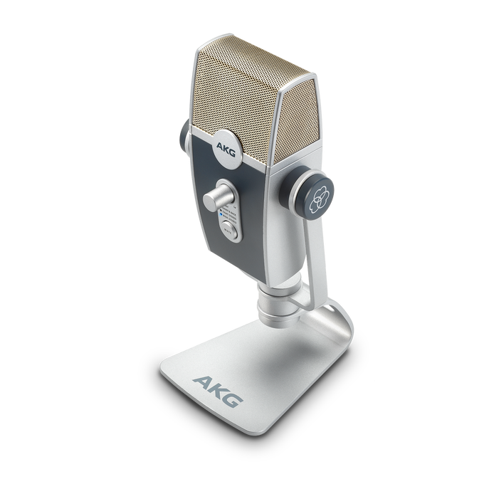 AKG Lyra - Silver - Ultra-HD Multimode USB Microphone - Detailshot 3 image number null