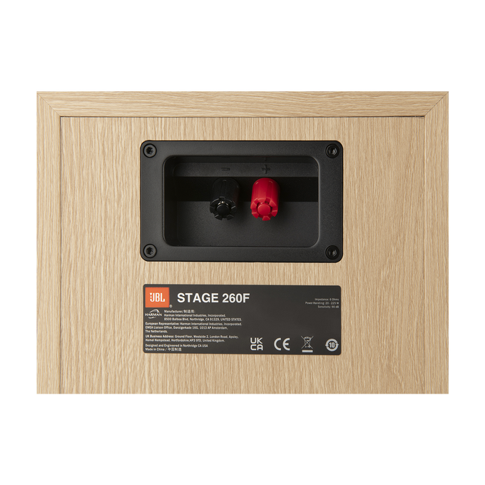Stage 260F - Latte - 2.5-Way Dual 6.5-inch (165mm) Floorstanding Loudspeaker - Detailshot 9 image number null