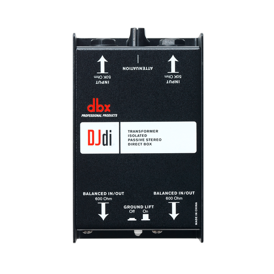 DJdi - Black - 2-channel Passive Direct Box - Detailshot 1 image number null