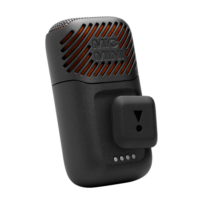 JBL EasySing Mic Mini - Black - Mini AI-powered microphone with real-time vocal removal - Back image number null