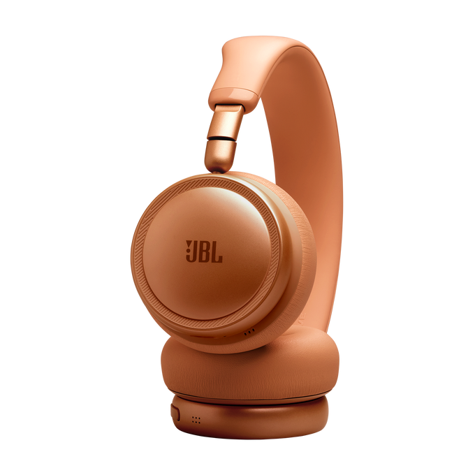 JBL Live 680NC - Orange - Wireless on-ear Noise Cancelling headphones - Top image number null