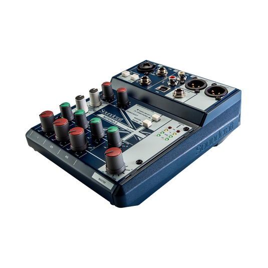 Notepad-5 | Small-format analog mixing console with USB I/O