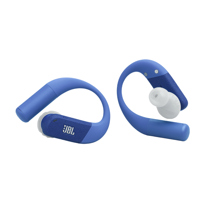 JBL Endurance Peak 4 - Blue - True Wireless Noise Cancelling Sport Earbuds - Front image number null