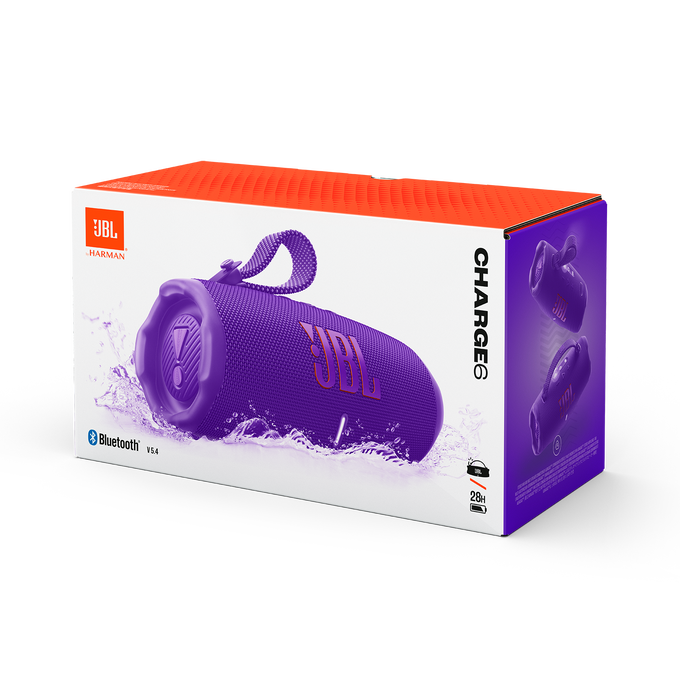 JBL Charge 6 - Purple - Portable waterproof and drop-proof Bluetooth speaker - Detailshot 4 image number null