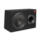JBL BassPro 12 - Black - 12" (300mm) Car Audio Powered Subwoofer System with Slipstream Port Technology - Hero