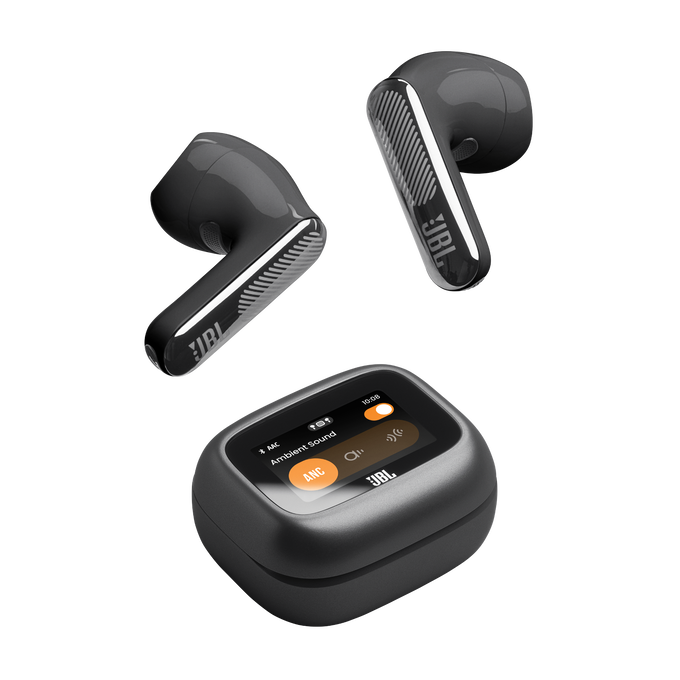 JBL Live Flex 4 - Black - True wireless Noise Cancelling earbuds - Top image number null