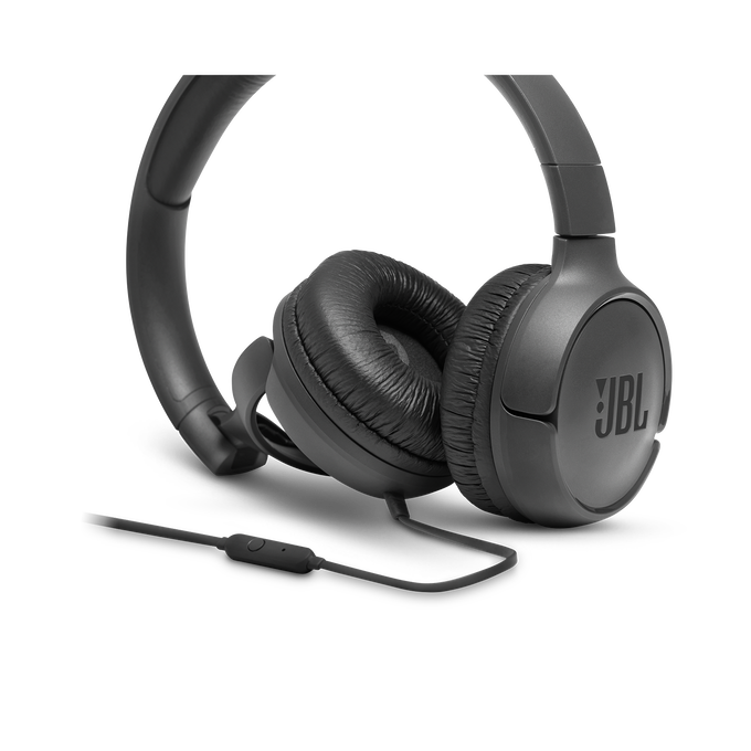 JBL Tune 500 - Black - Wired on-ear headphones - Detailshot 3 image number null