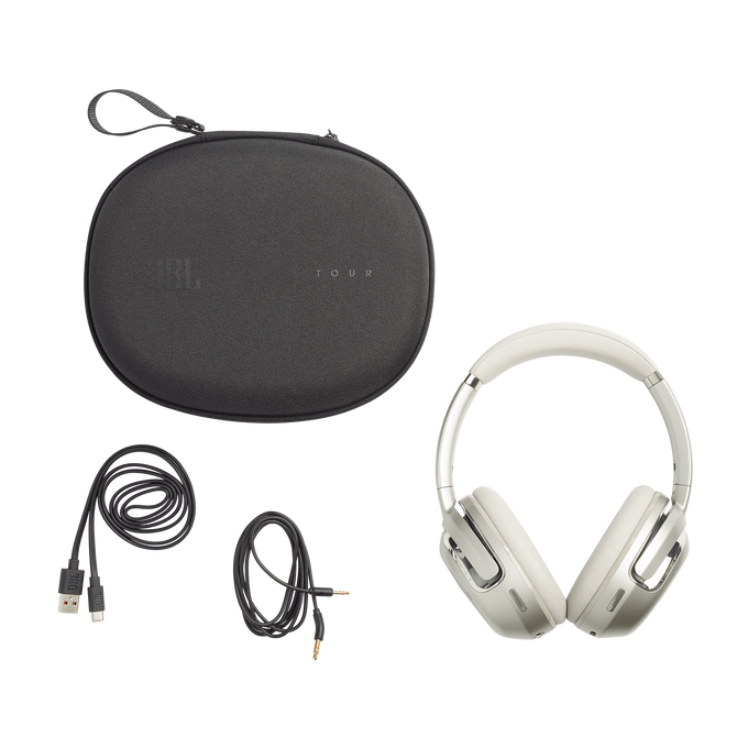 JBL Tour One M2 - Sand - Wireless over-ear Noise Cancelling headphones - Detailshot 6 image number null