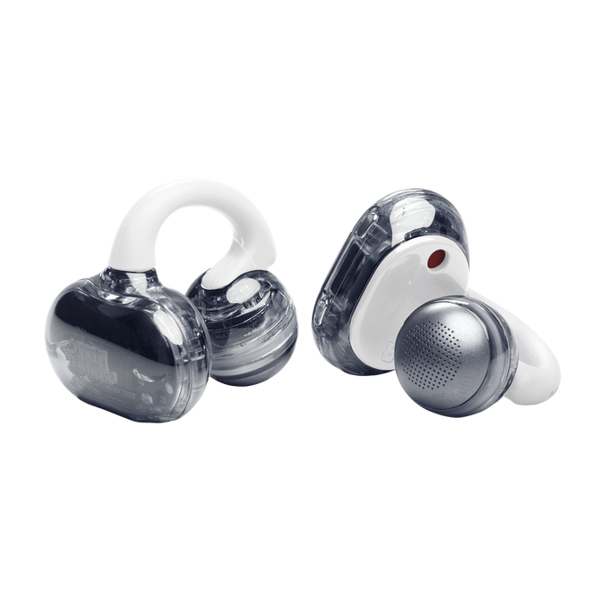 JBL Soundgear Clips - White - True wireless open-ear headphones - Front image number null