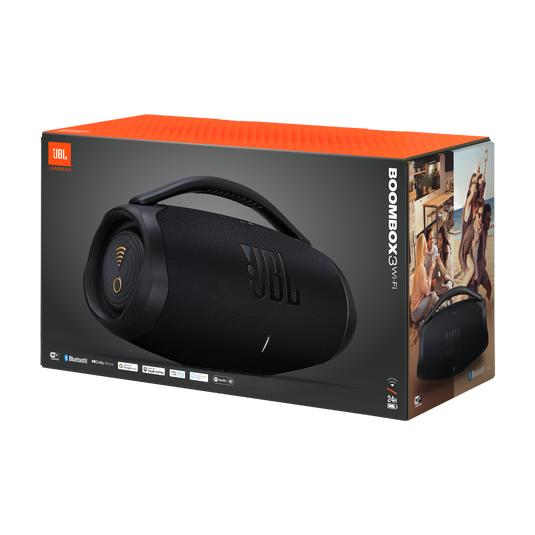 在庫処分セール 言い換え Wi-Fi 3 Boombox JBL | portable Bluetooth and Wi-Fi Powerful スピーカー・ウーファー