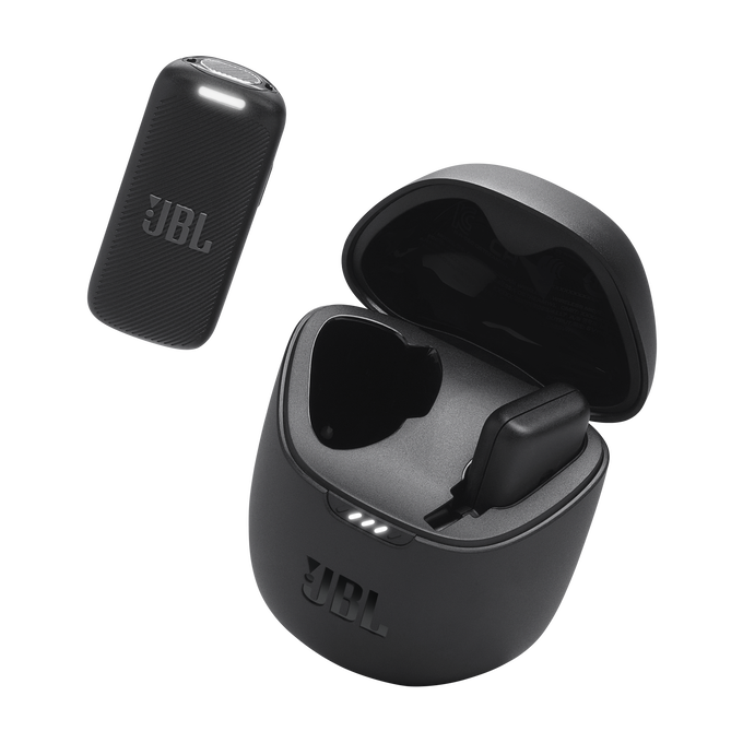 JBL Quantum Stream Wireless USB-C - Black - Wearable wireless streaming microphone - Front image number null