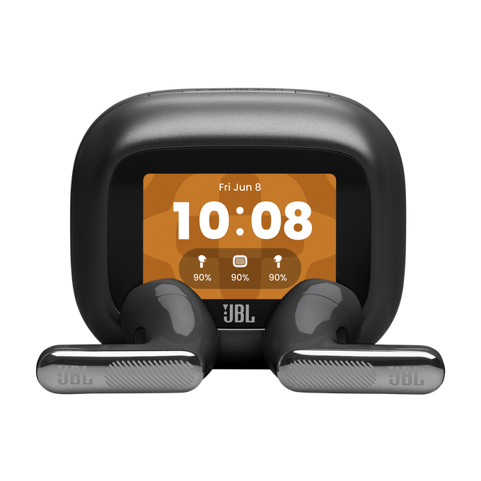 JBL Live Flex 4 - Black - True wireless Noise Cancelling earbuds - Hero image number null