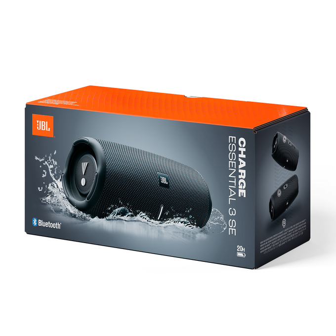 JBL Charge Essential 3 SE - Gun Metal - Portable waterproof and drop-proof Bluetooth speaker - Detailshot 2 image number null