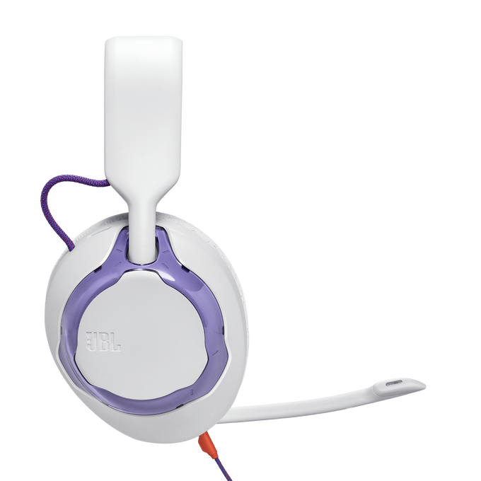 JBL Quantum 250 - White - Wired multiplatform gaming headset - Left image number null