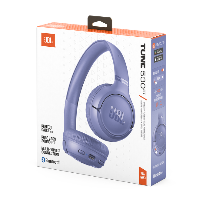 JBL Tune 530BT - Digital Lavender - Wireless on-ear Bluetooth&reg; headphones - Detailshot 15 image number null