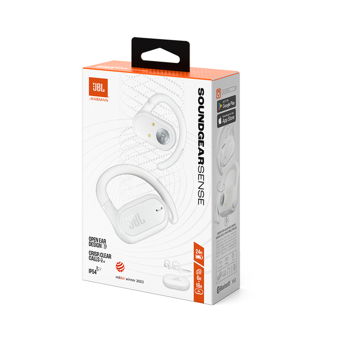 JBL Soundgear Sense - White - True wireless open-ear headphones - Detailshot 11 image number null