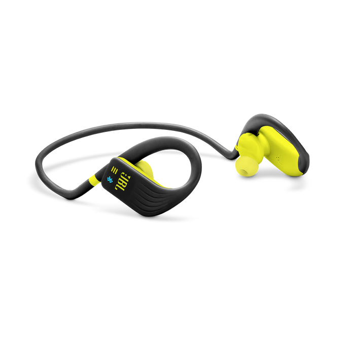 JBL Endurance DIVE - Yellow - Waterproof Wireless In-Ear Sport Headphones with MP3 Player - Detailshot 4 image number null