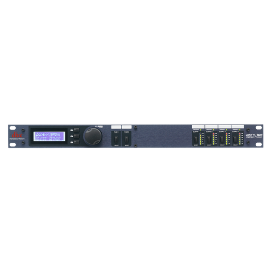 ZonePro 640m - Black - 6x4 Digital Zone Processor - Hero image number null