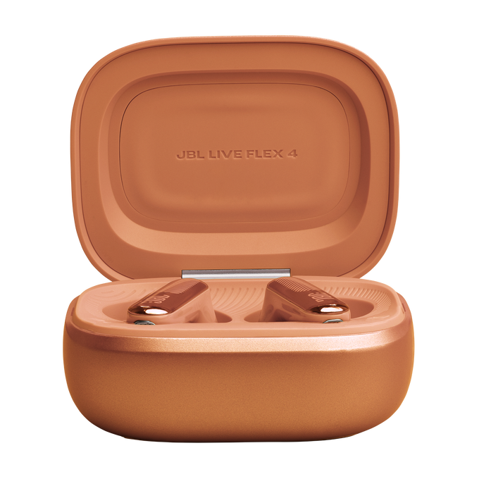 JBL Live Flex 4 - Orange - True wireless Noise Cancelling earbuds - Left image number null