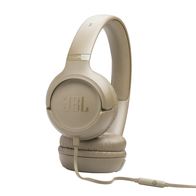 JBL Tune 530 Wired - Beige - Wired on-ear headphones - Right image number null