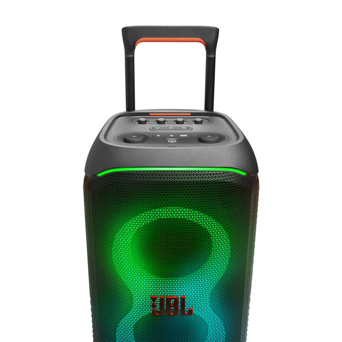 JBL PartyBox Stage 320 - Black - Portable party speaker with wheels - Detailshot 7 image number null